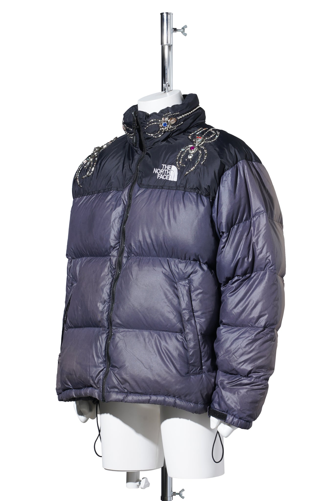 STUDS NUPTSE DOWN JACKET” BLACK WIDOW” / FADE BLACK