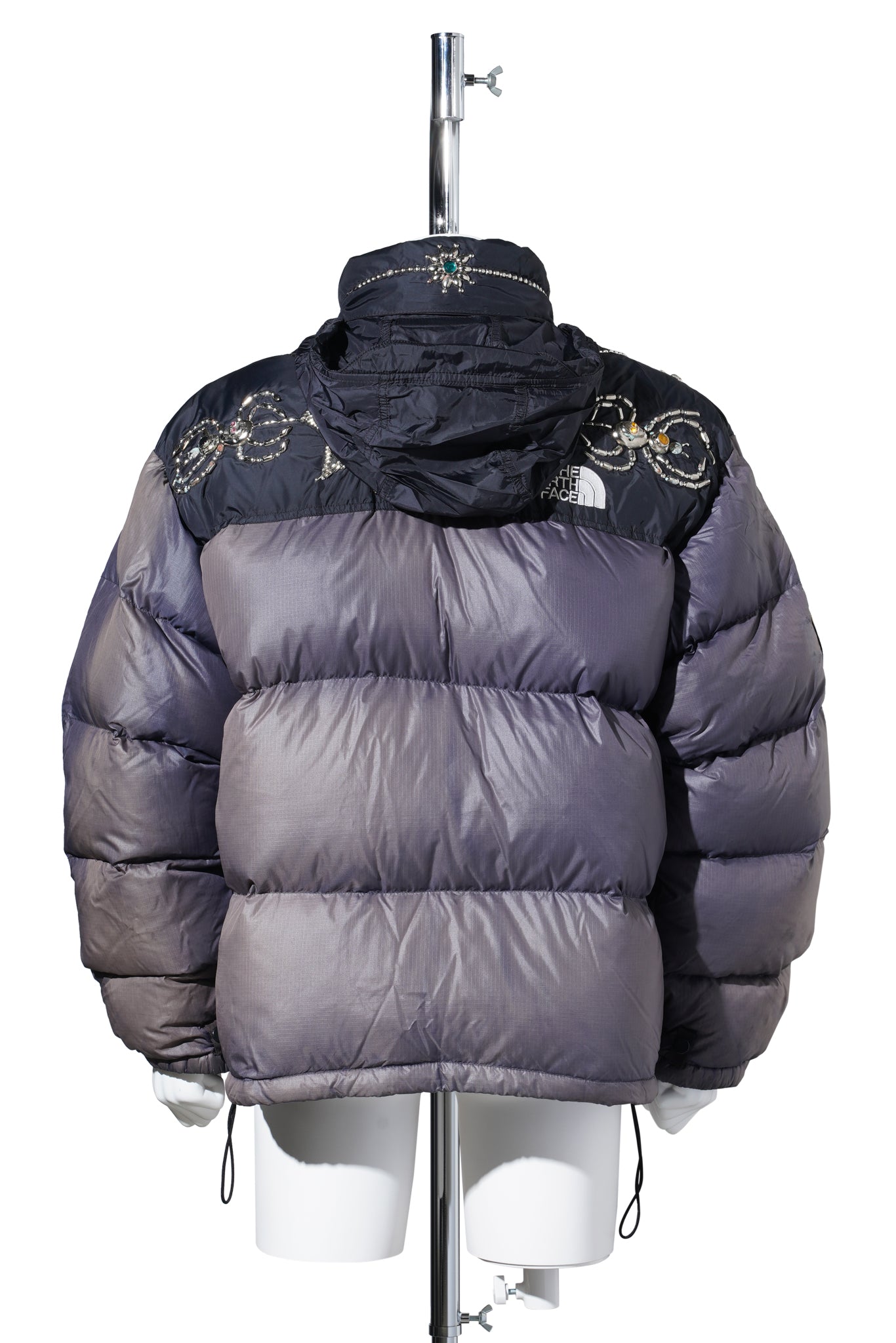STUDS NUPTSE DOWN JACKET” BLACK WIDOW” / FADE BLACK