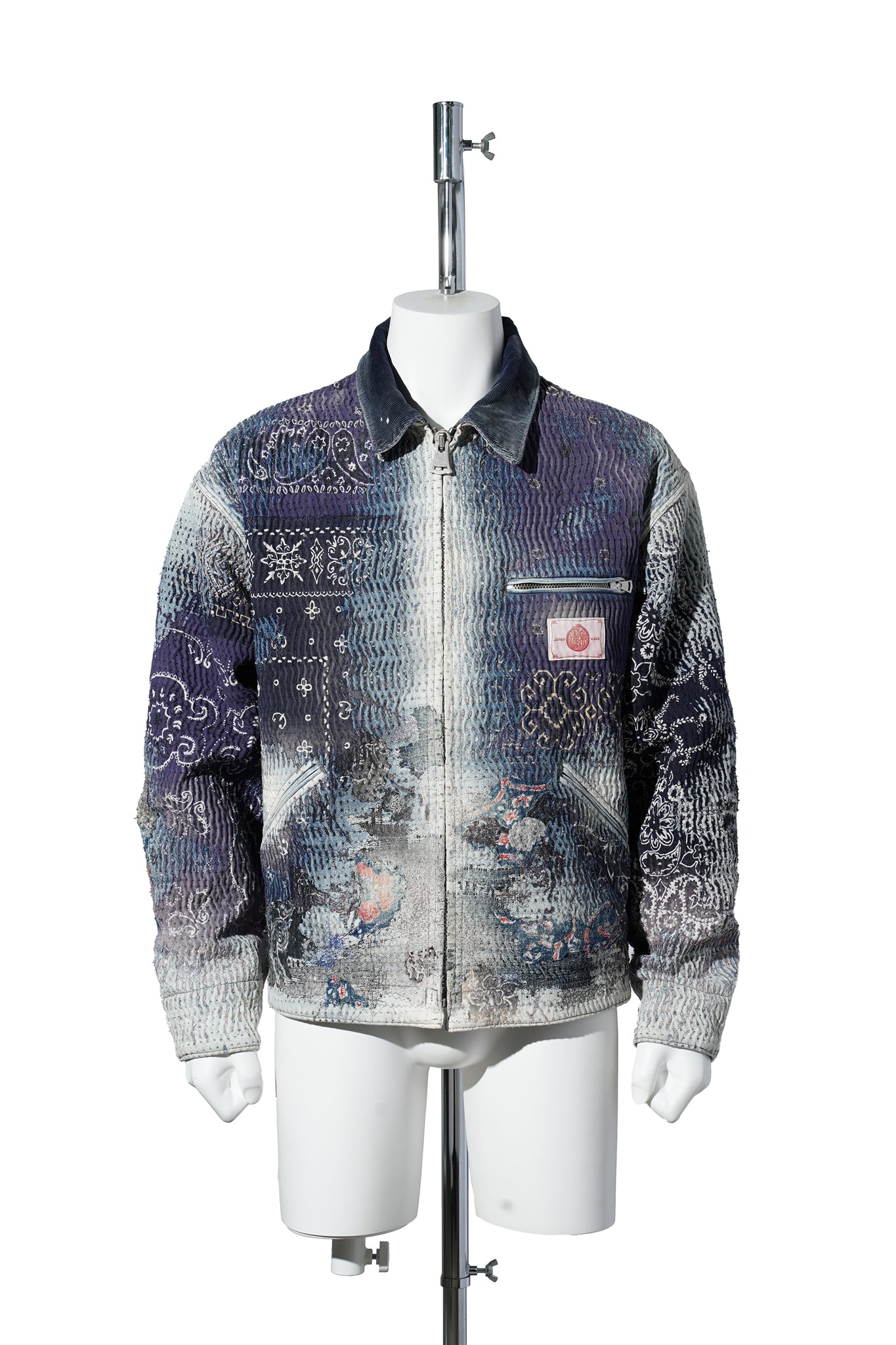 UROBOROS ZIP WORK JACKET / PURPLE NAVY