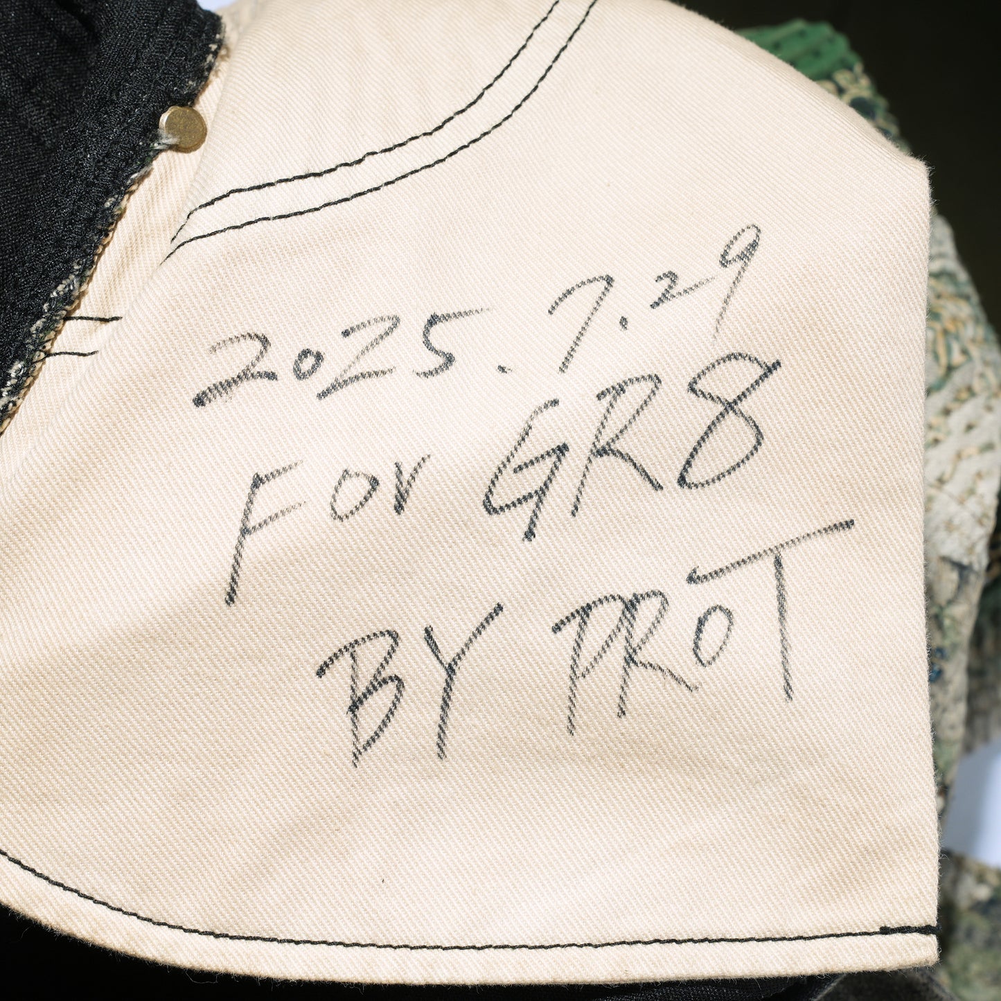 UROBOROS DOUBLE KNEE PAINTER PANTS / GREEN