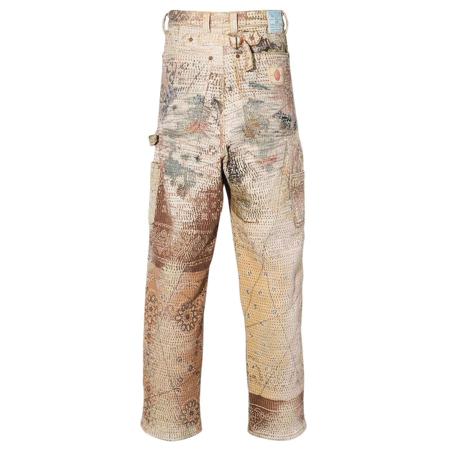 UROBOROS DOUBLE KNEE PAINTER PANTS / BROWN