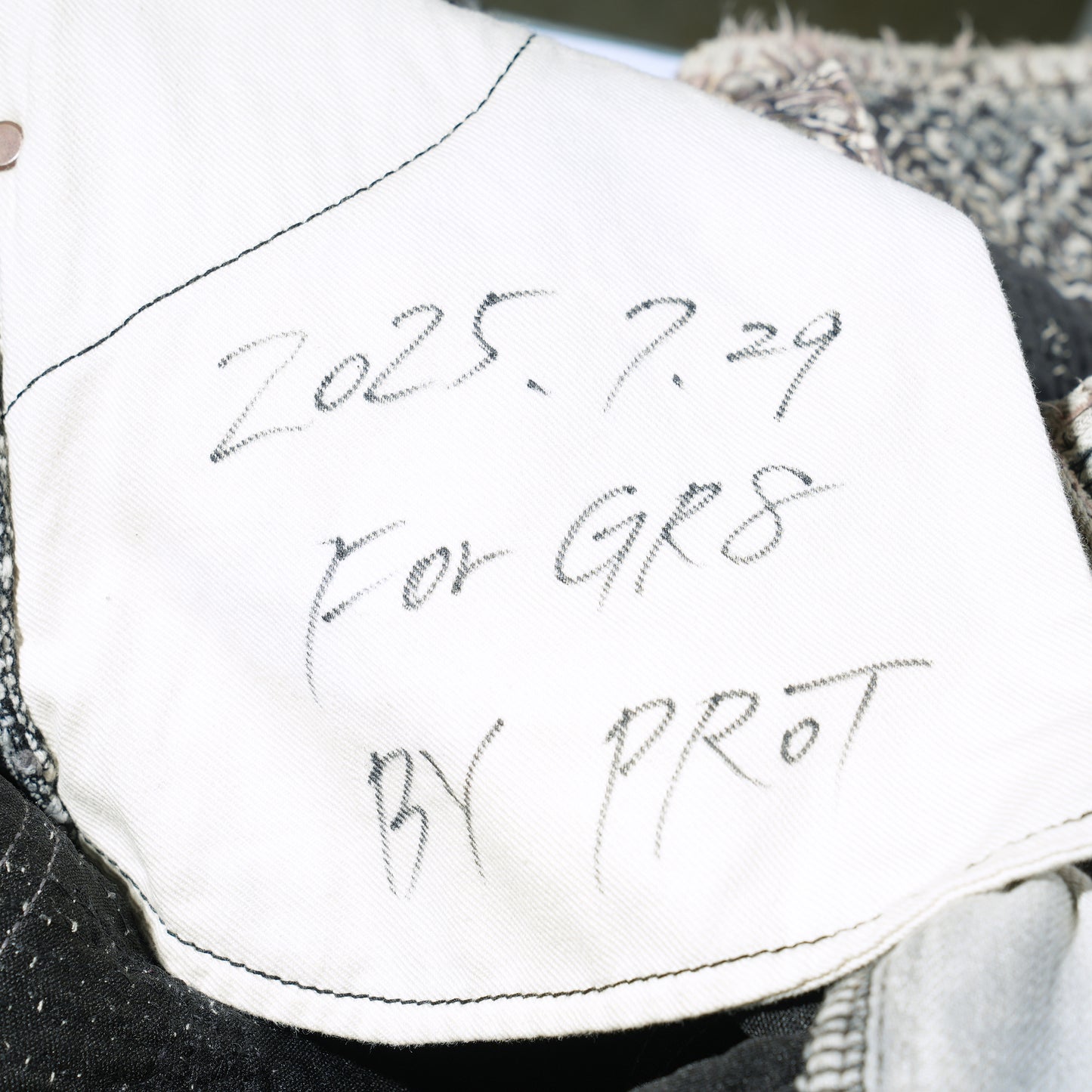 UROBOROS DOUBLE KNEE PAINTER PANTS / BLACK