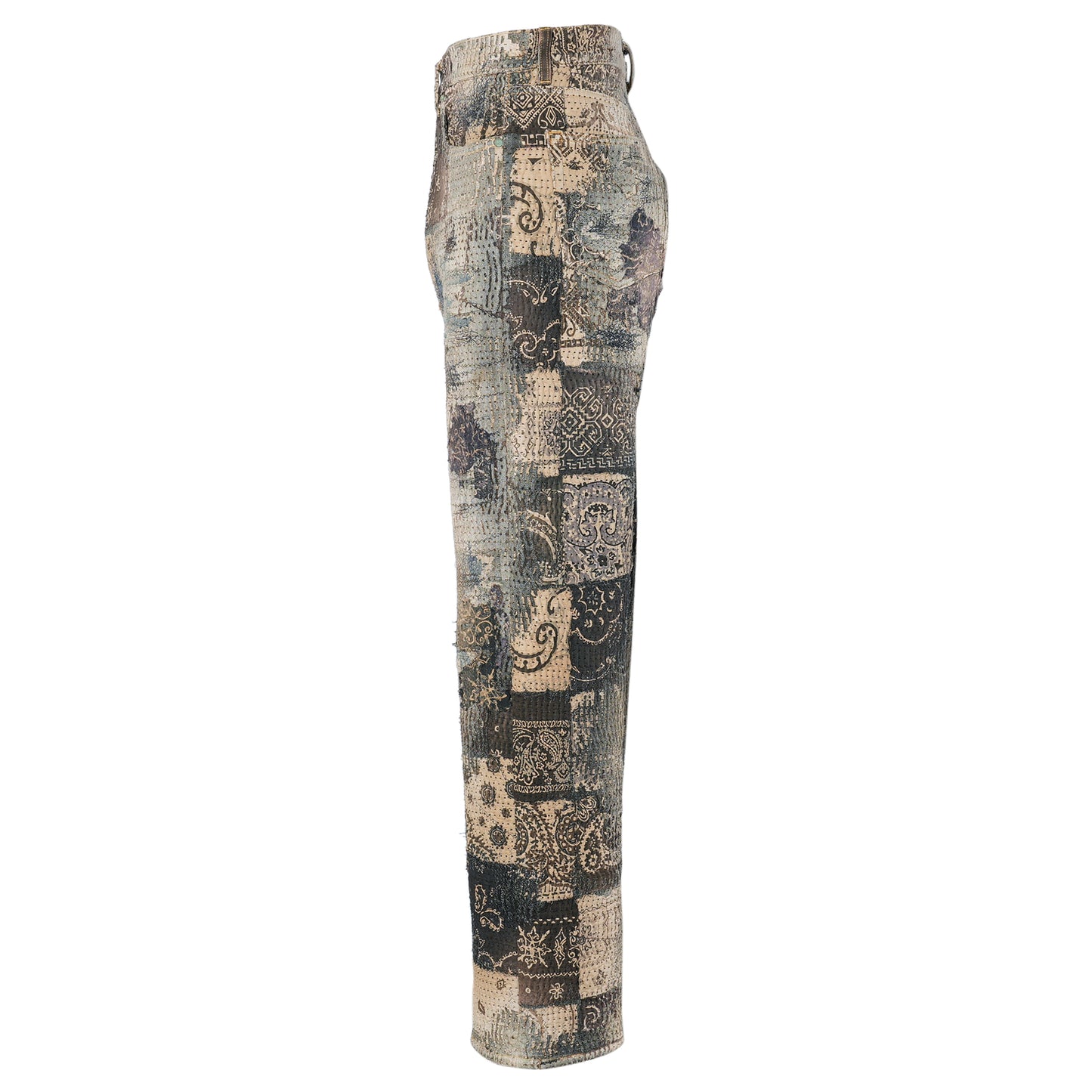 UROBOROS STRAIGHT JEANS / CHECKER FLAG