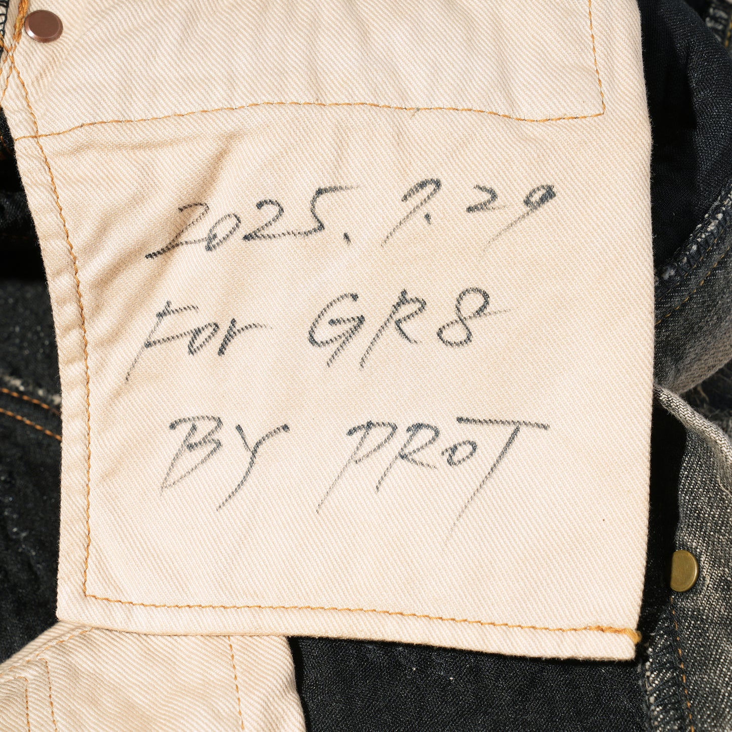 UROBOROS STRAIGHT JEANS / CHECKER FLAG