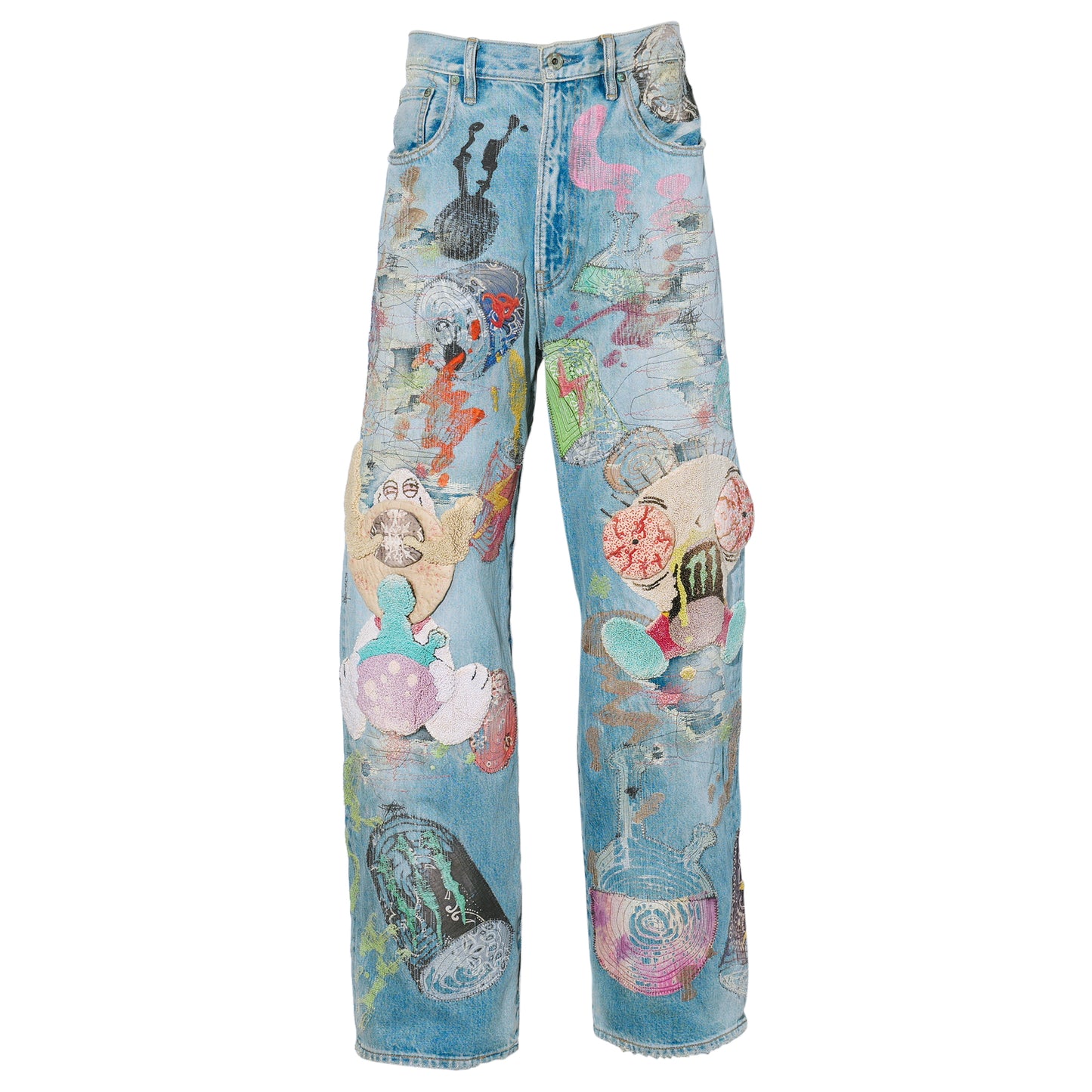 MEME HACK TOON BUGGY JEANS (ENERGY BOOST) / LIGHT INDIGO