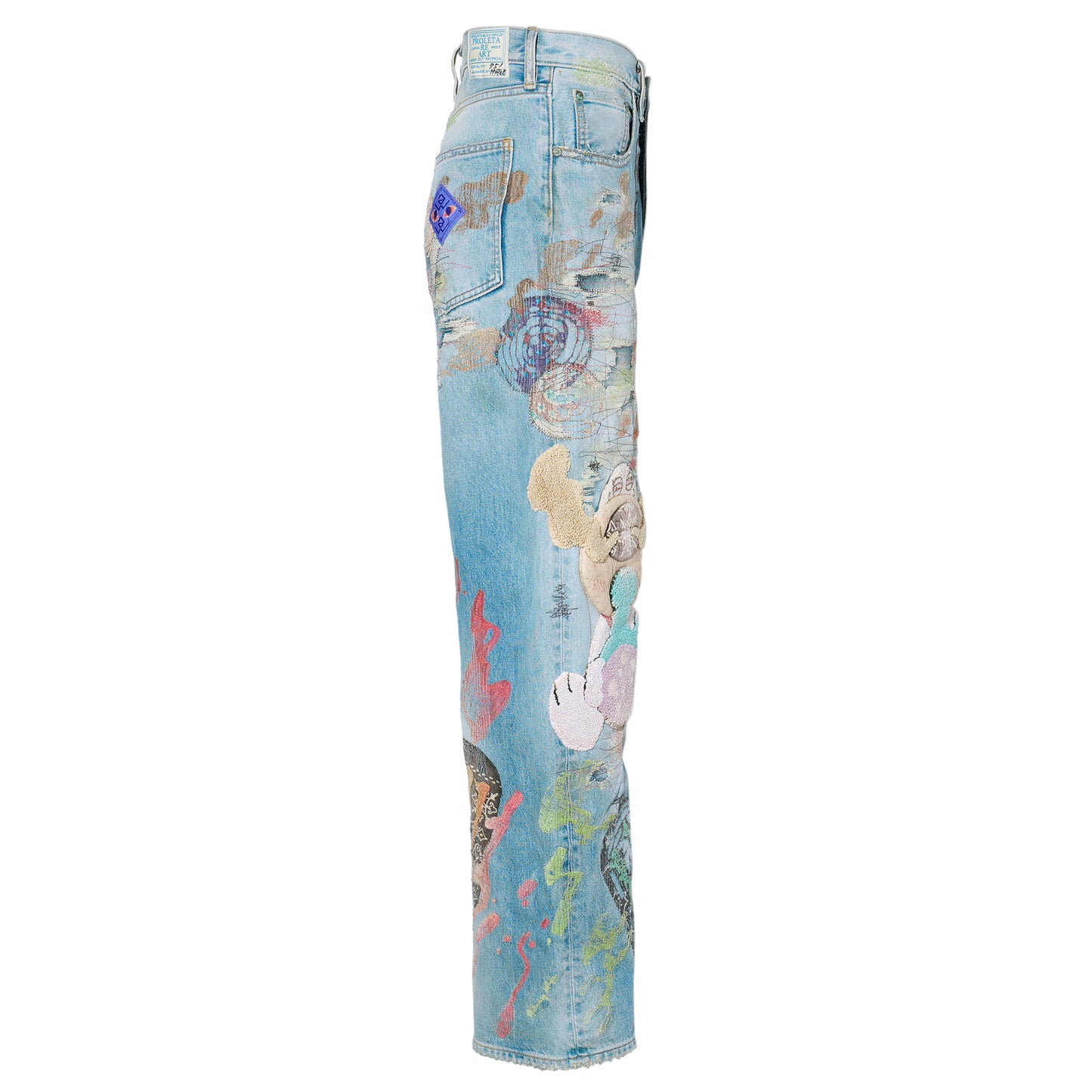 MEME HACK TOON BUGGY JEANS (ENERGY BOOST) / LIGHT INDIGO