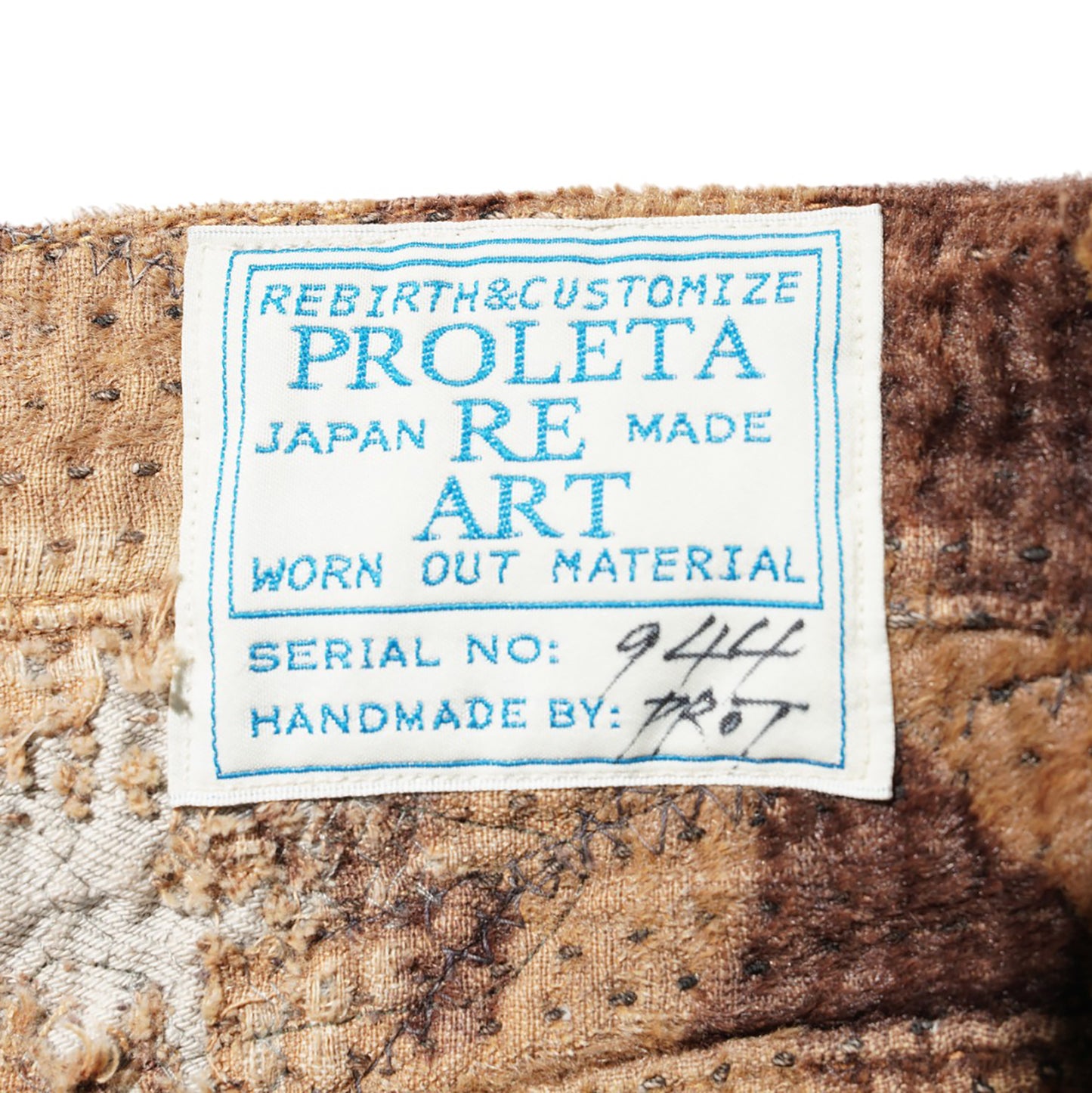 UROBOROS ANIMAL ECO FUR STUDS BUGGY SHORTS / HOLSTEIN