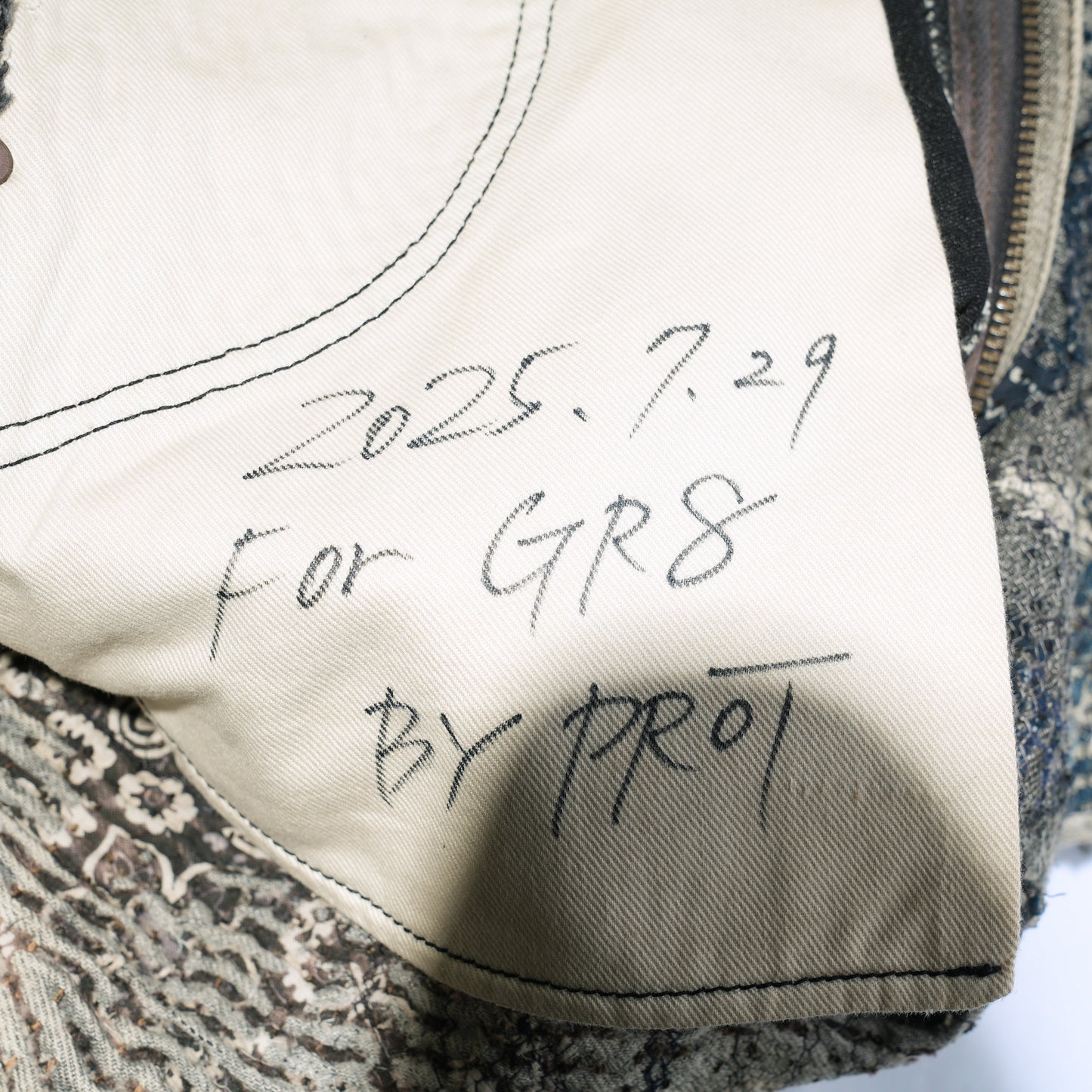 UROBOROS DOUBLE KNEE PAINTER SHORTS / BLACK