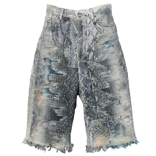 UROBOROS BUGGY SHORTS(SLASH CUT) / PYTHON