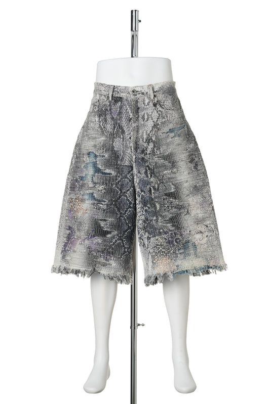 UROBOROS BUGGY SHORTS(SLASH CUT) / PYTHON
