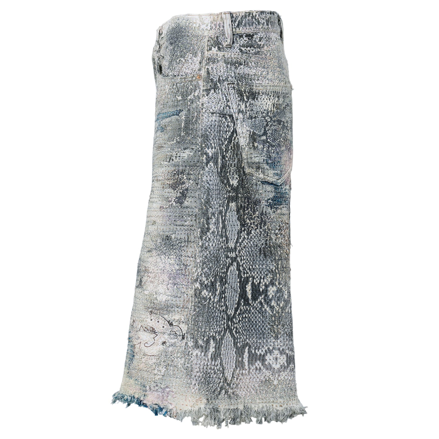 UROBOROS BUGGY SHORTS(SLASH CUT) / PYTHON