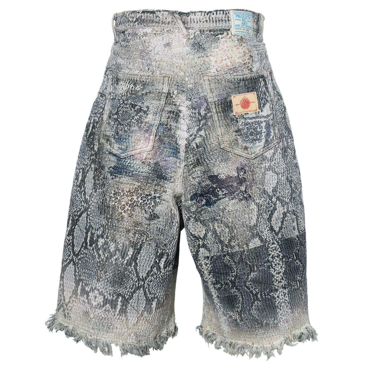 UROBOROS BUGGY SHORTS(SLASH CUT) / PYTHON