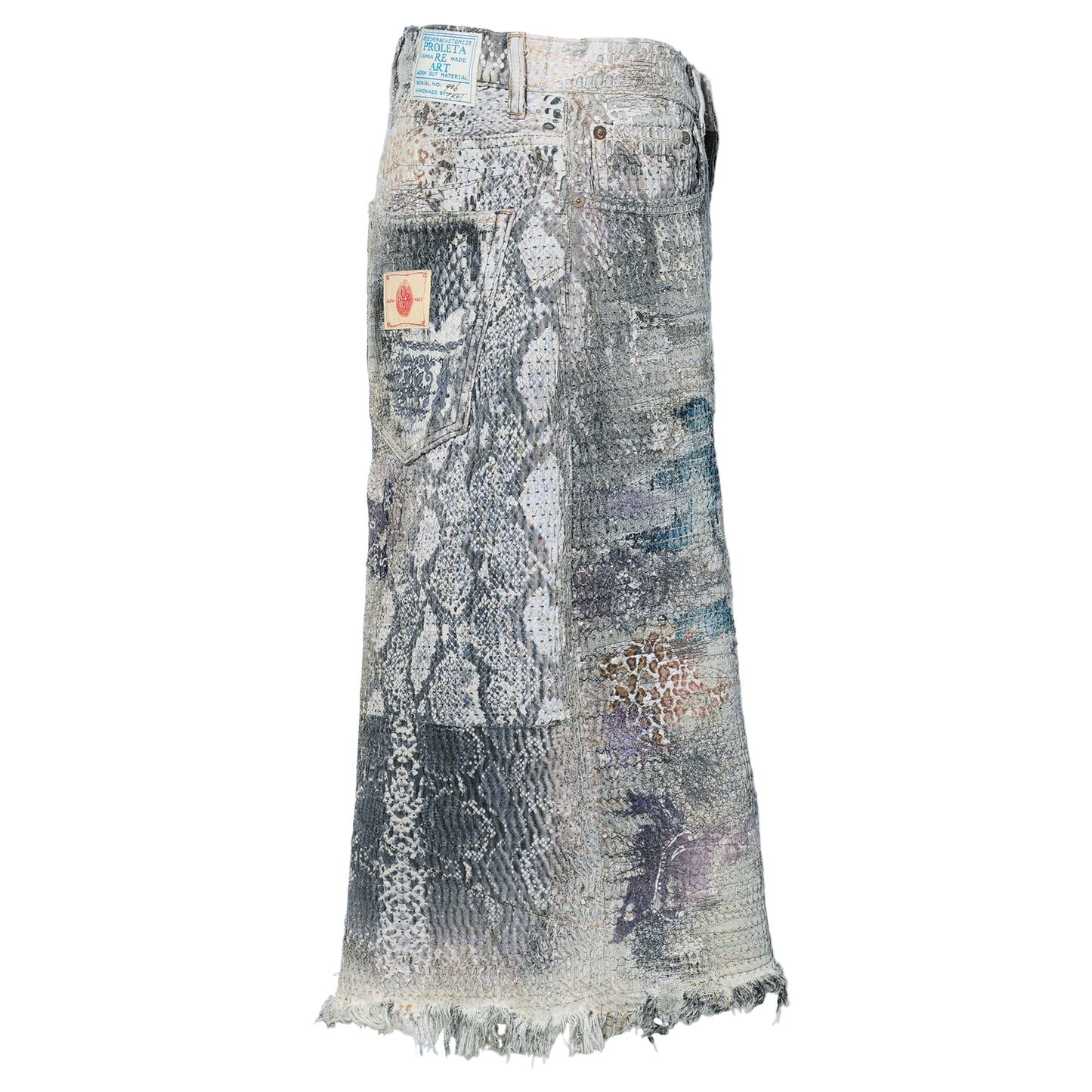 UROBOROS BUGGY SHORTS(SLASH CUT) / PYTHON