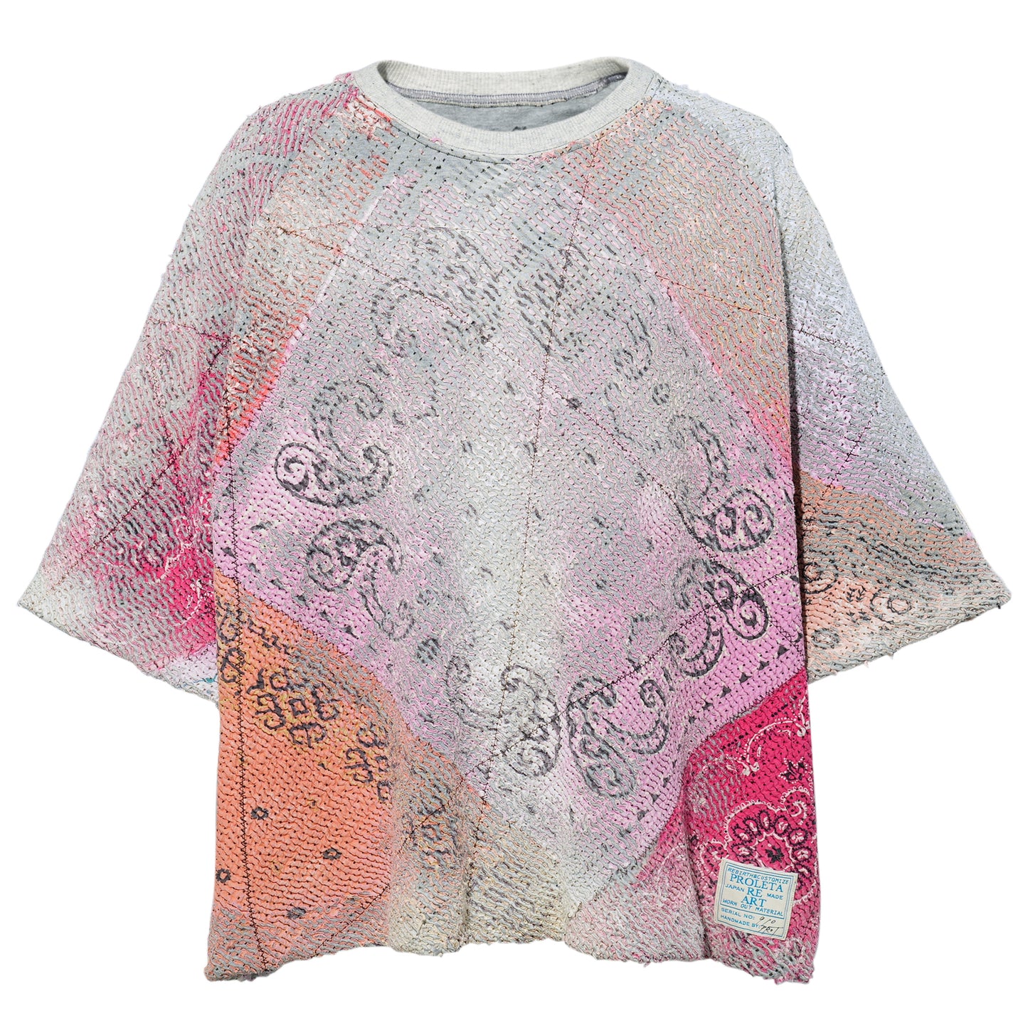 UROBOROS OVER SIZE T-SHIRT / PINK