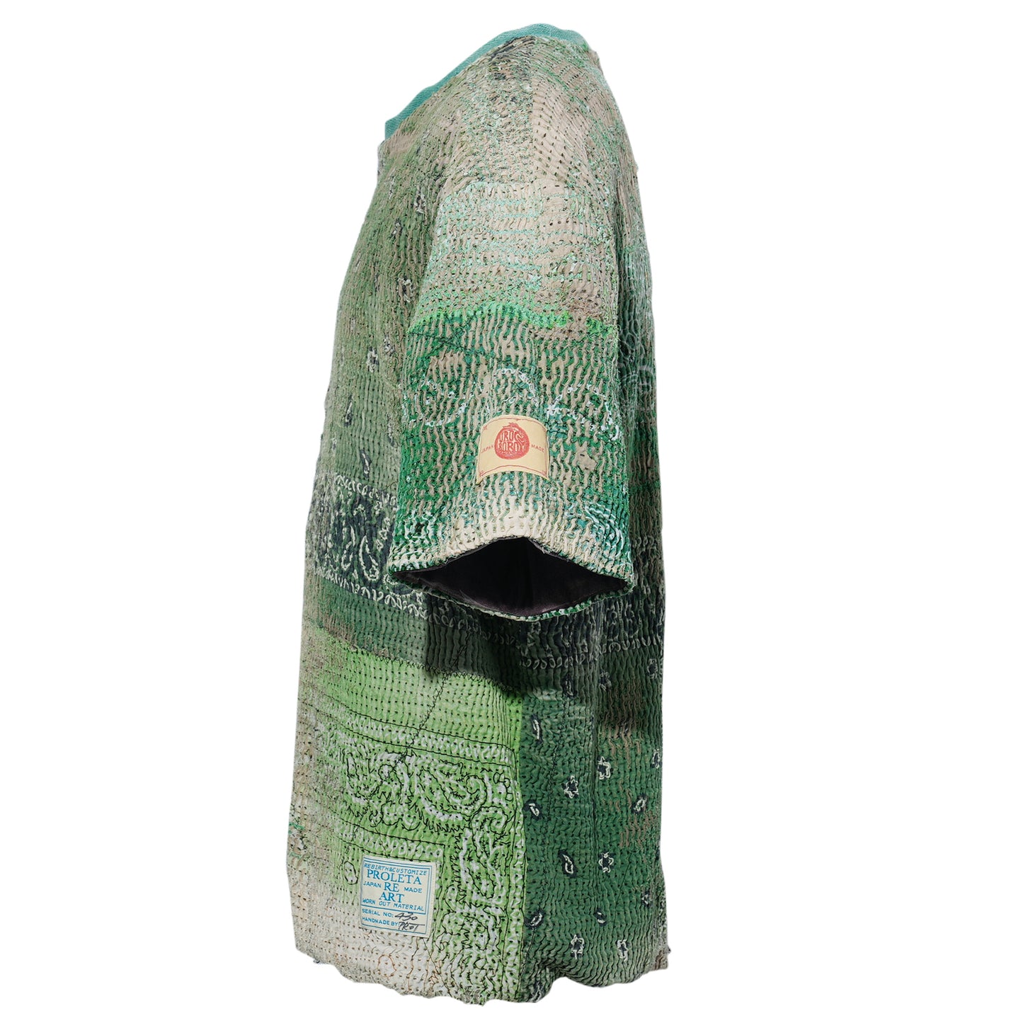 UROBOROS T-SHIRT(FOR 21SAVAGE IT’S ALL A BLUR TOUR 2023 SUN JULY 9 DETROIT MICHIGAN) / GREEN