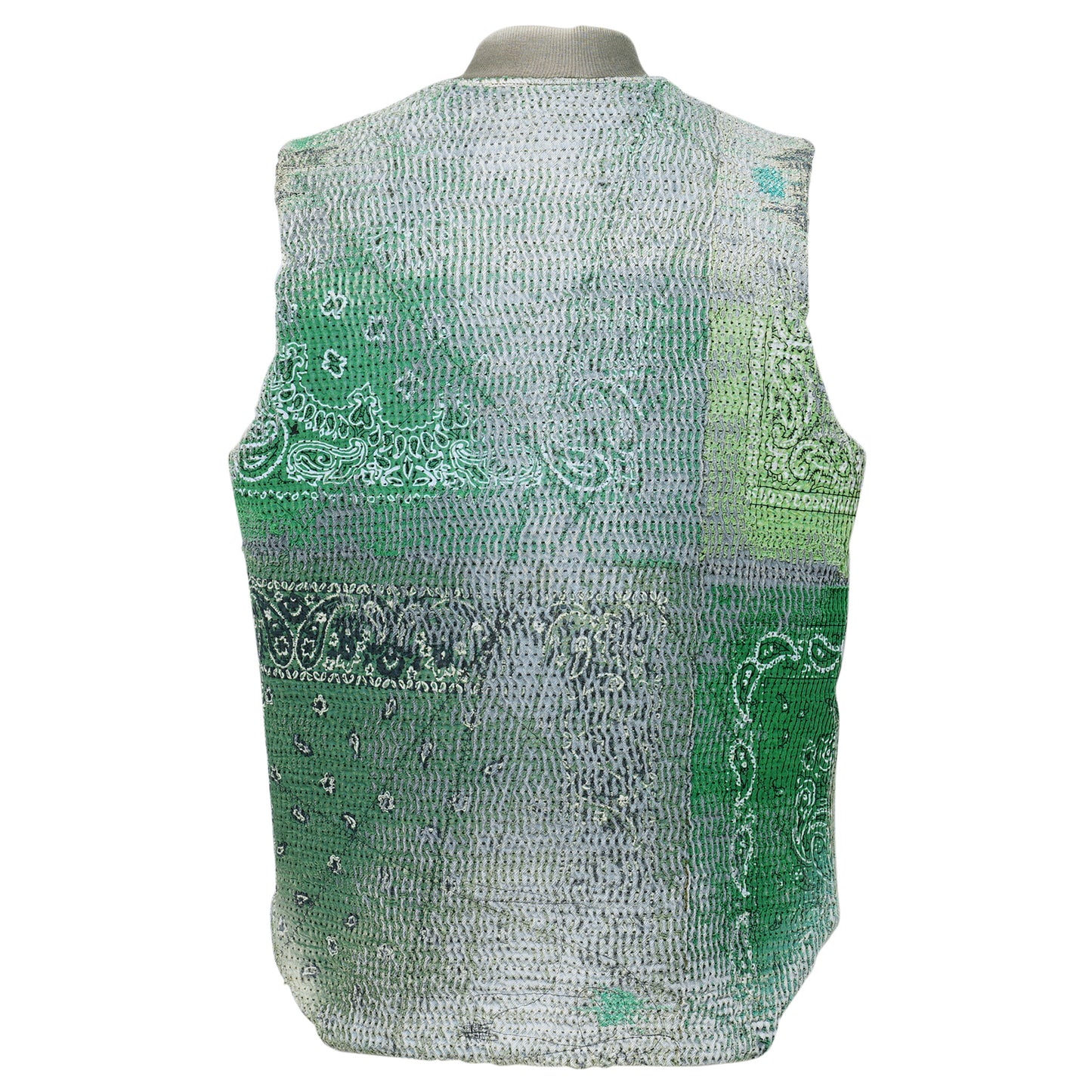 UROBOROS PADDING CLASSIC VEST(FOR 21SAVAGE IT’S ALL A BLUR TOUR 2023 SUN JULY 9 DETROIT MICHIGAN) / GREEN