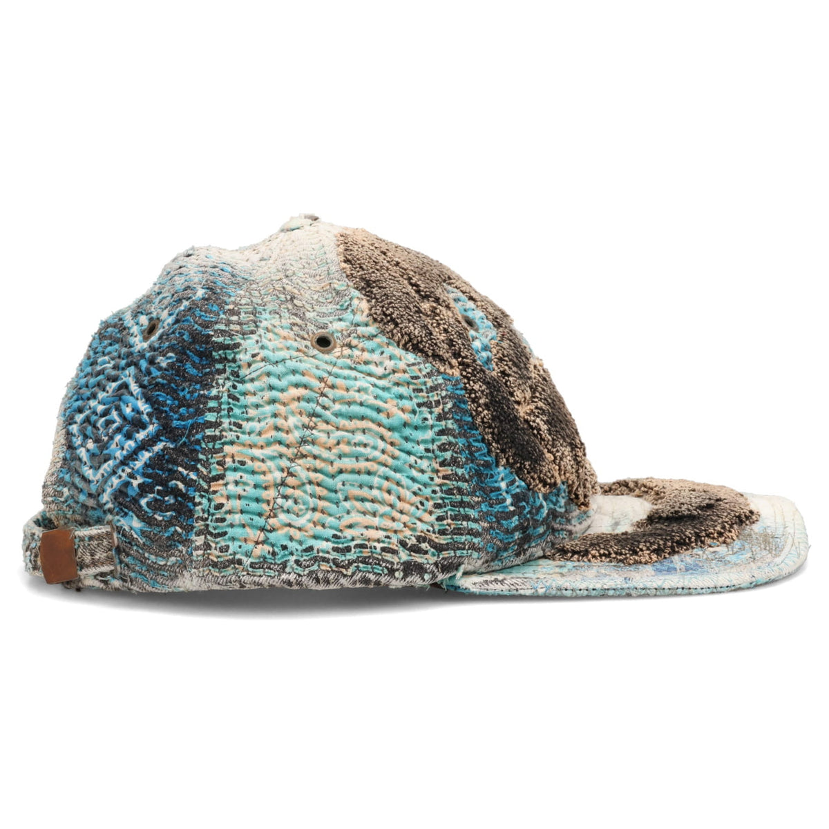 UROBOROS HAND EMBROIDERY TRUCKER HAT ｢ALDANA’S SKULL｣ / TURQUOISE