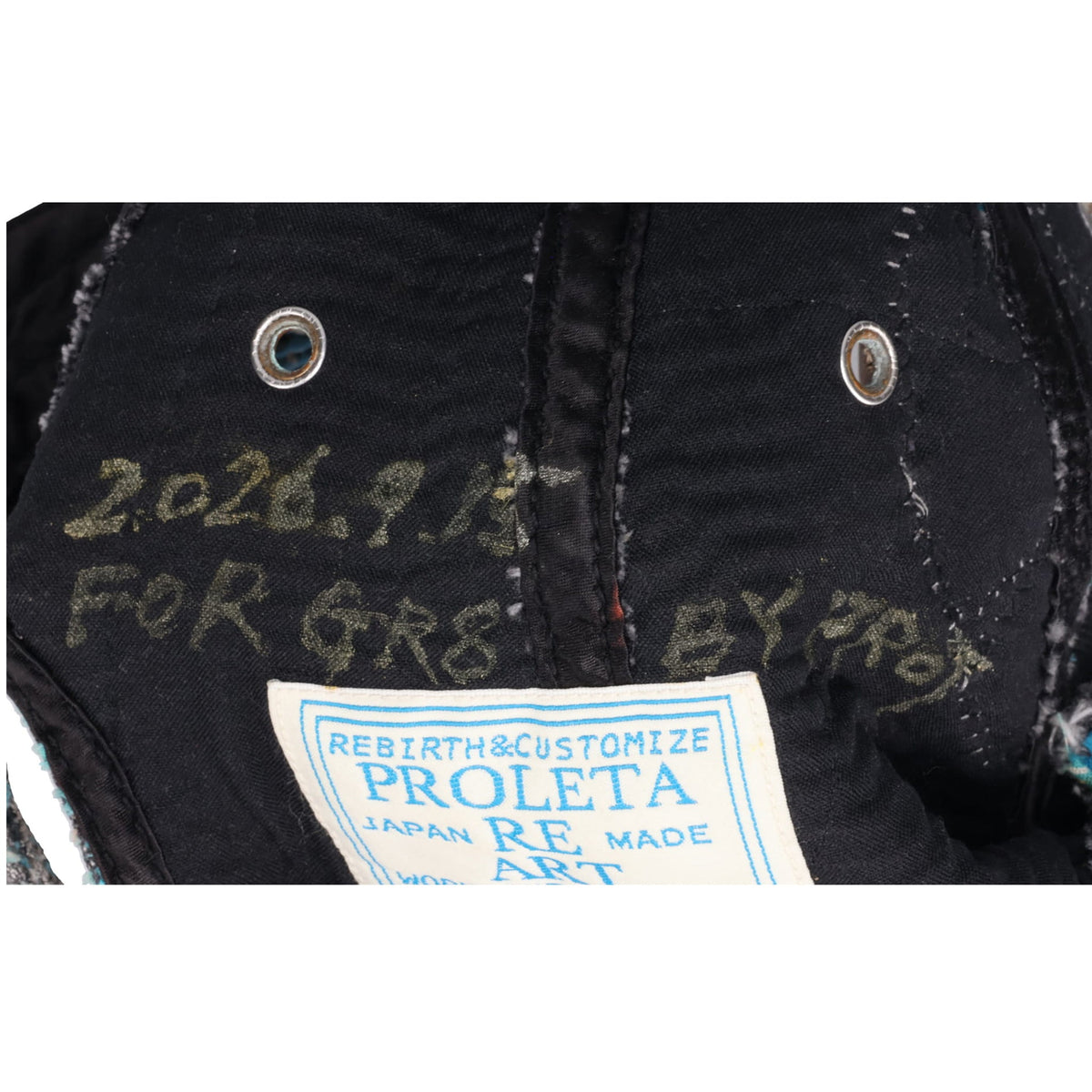UROBOROS HAND EMBROIDERY TRUCKER HAT ｢ALDANA’S SKULL｣ / TURQUOISE