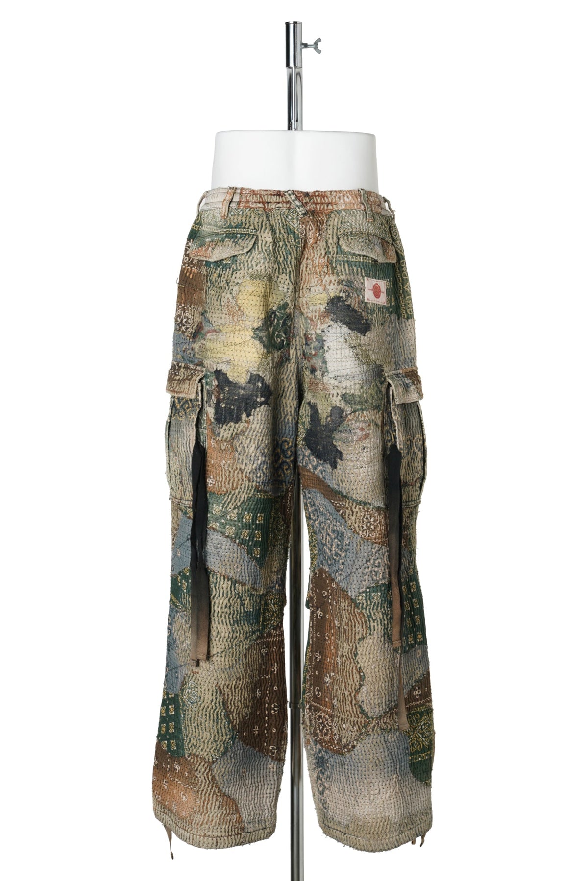 UROBOROS CARGO PANTS(CAMOUFLAGE PATCHWORK) / KHAKI