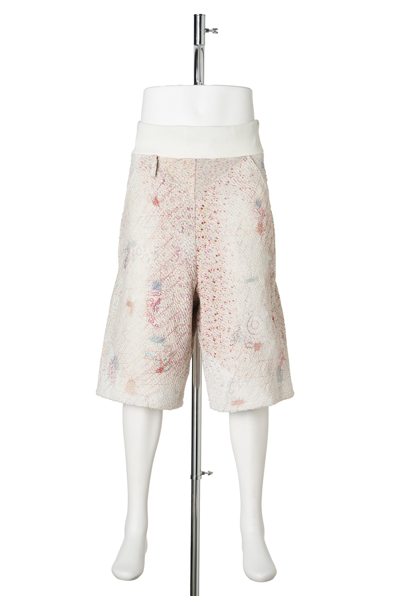 UROBOROS SWEAT BUGGY SHORTS ” WHITE CALICO” / WHITE CALICO