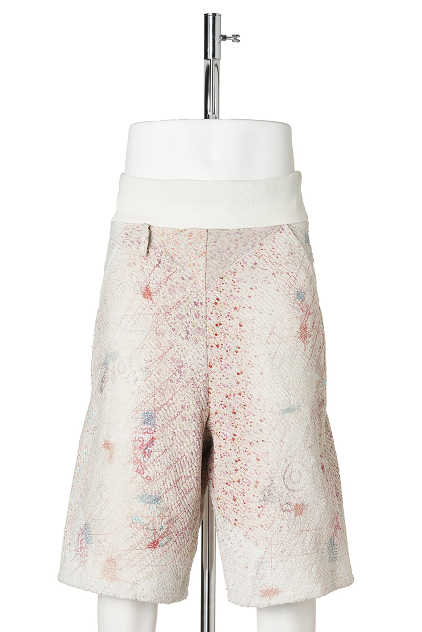 UROBOROS SWEAT BUGGY SHORTS ” WHITE CALICO” / WHITE CALICO