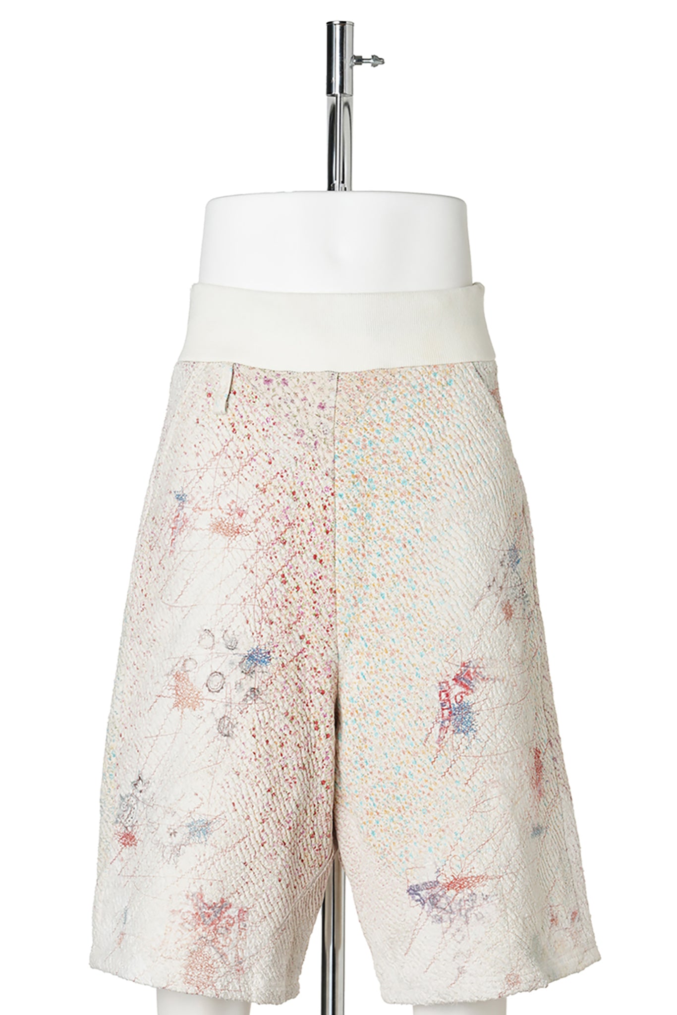UROBOROS SWEAT BUGGY SHORTS ” WHITE CALICO” / WHITE CALICO