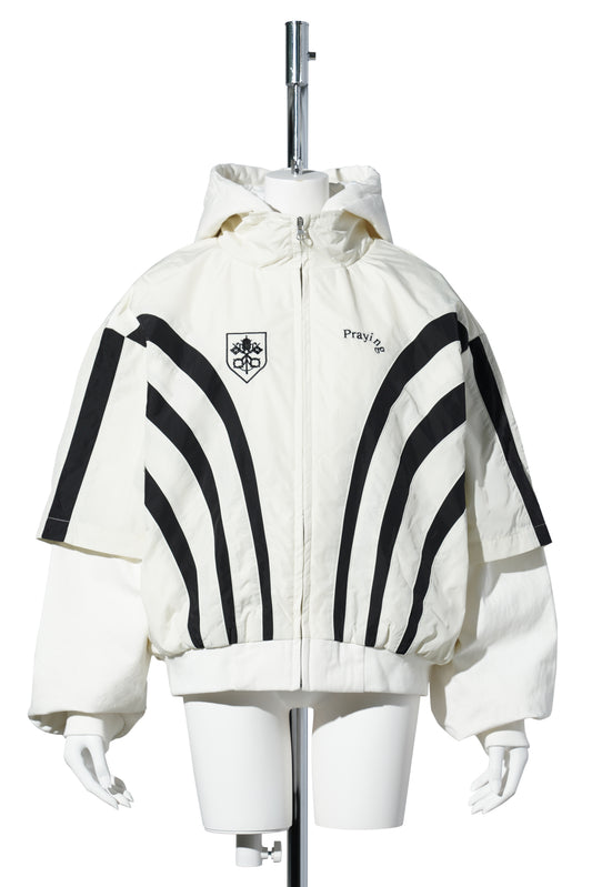 JERSEY JACKET / WHITE