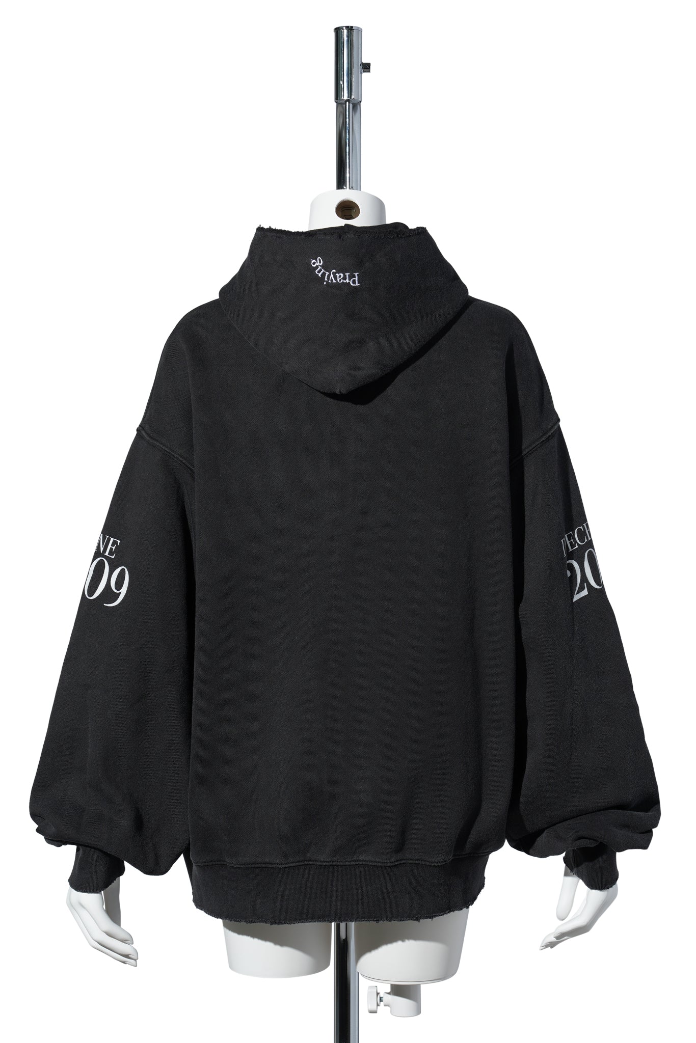 FINANCIAL CRISIS DESTROYED HOODIE / BLACK