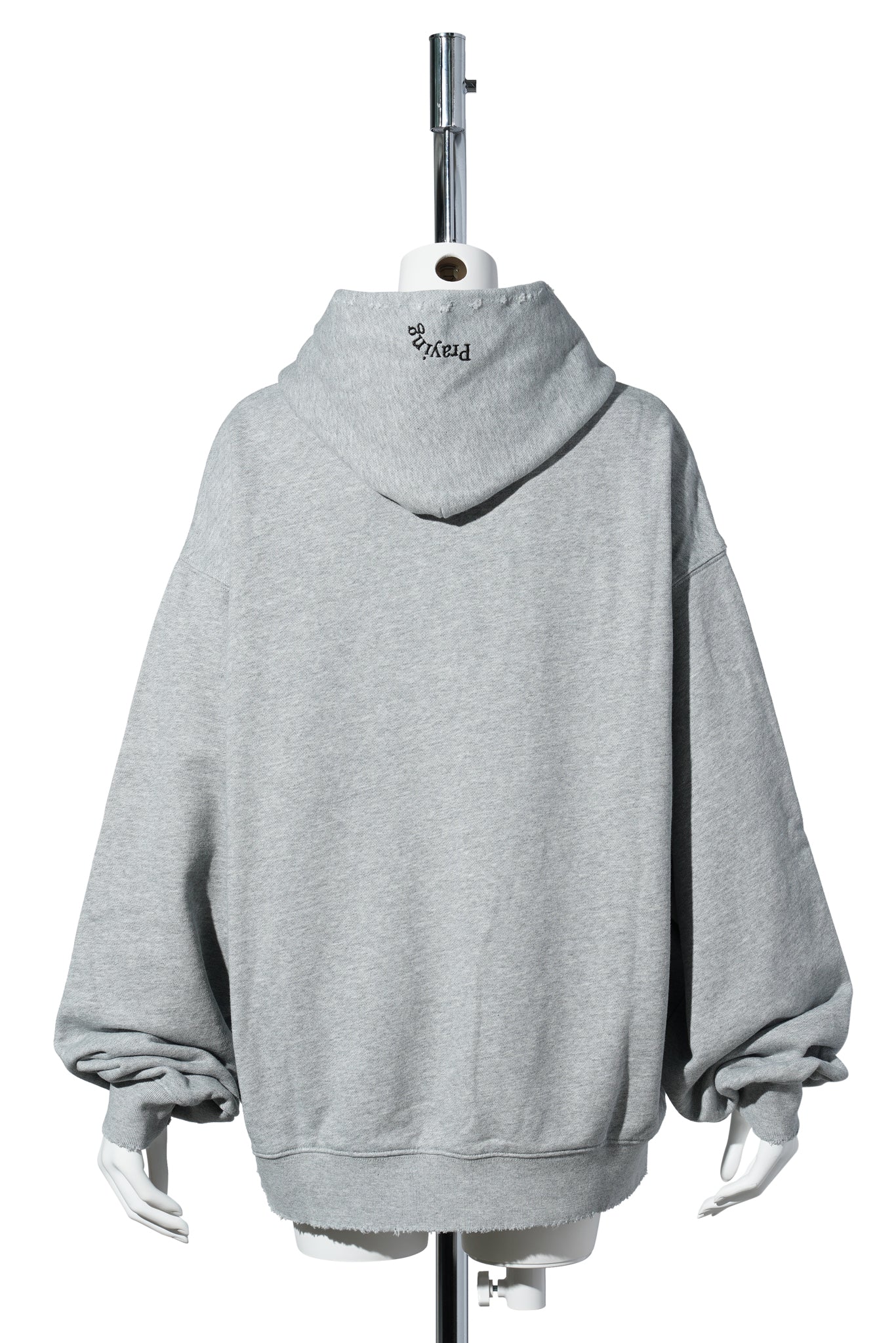 SYMBOLIC DESTROYED HOODIE / GREY