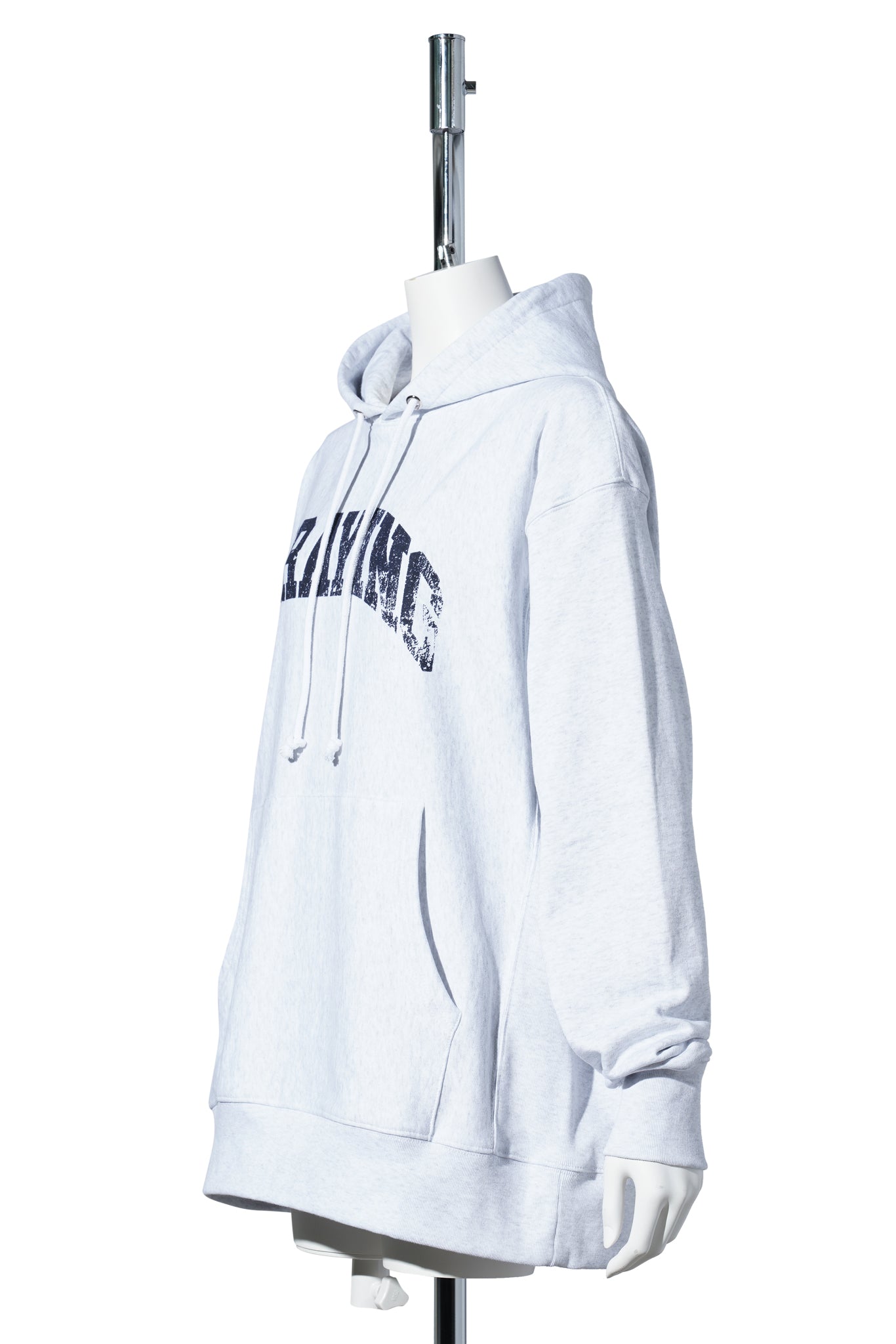 PRAYING COLLEGE HOODIE / GREY