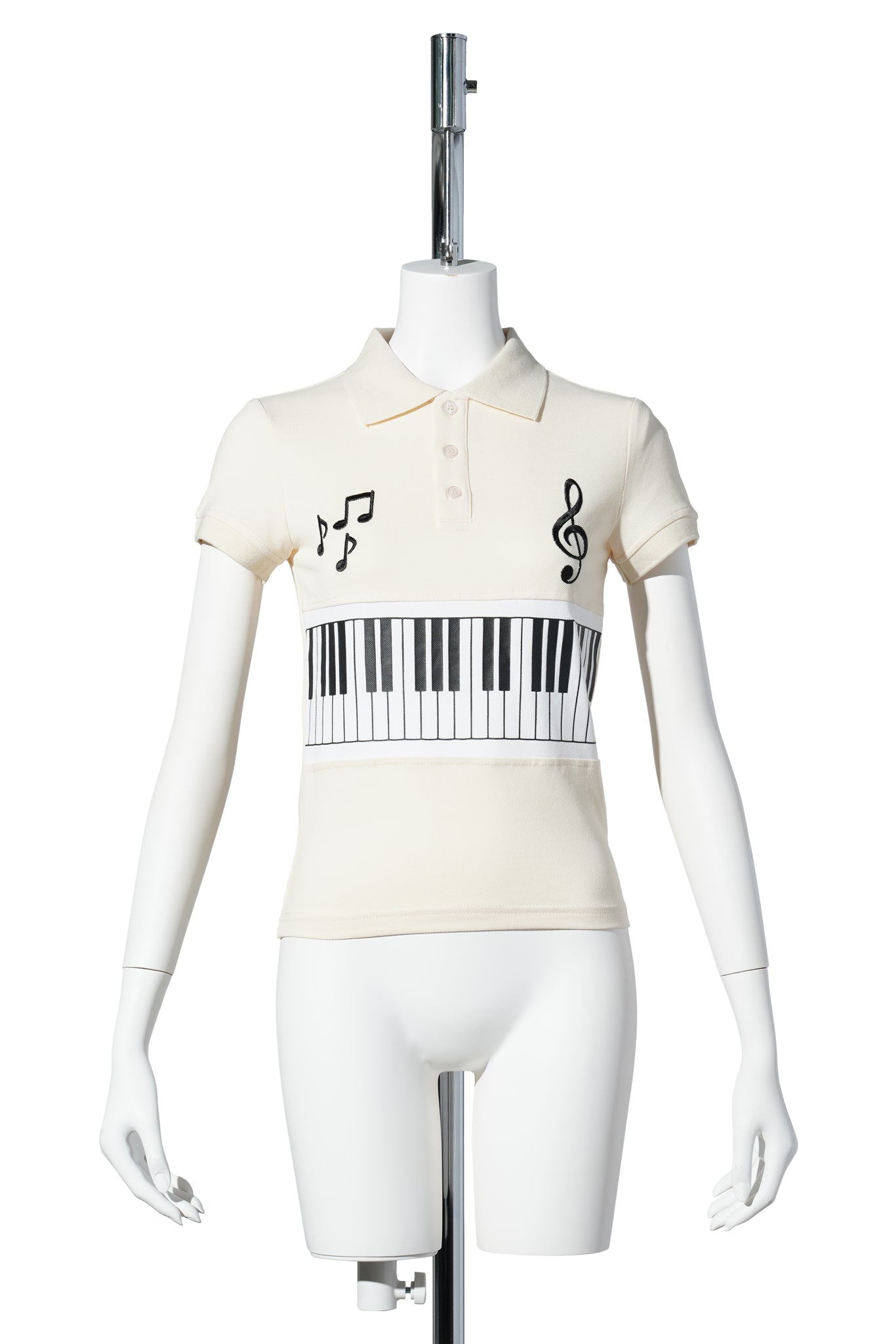 PIANO WOMENS POLO / CREAM