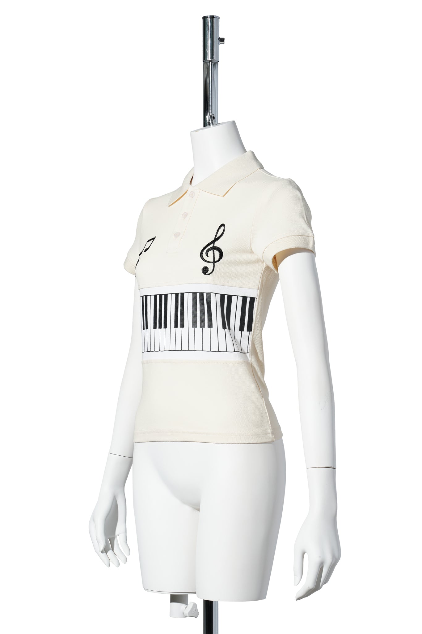 PIANO WOMENS POLO / CREAM