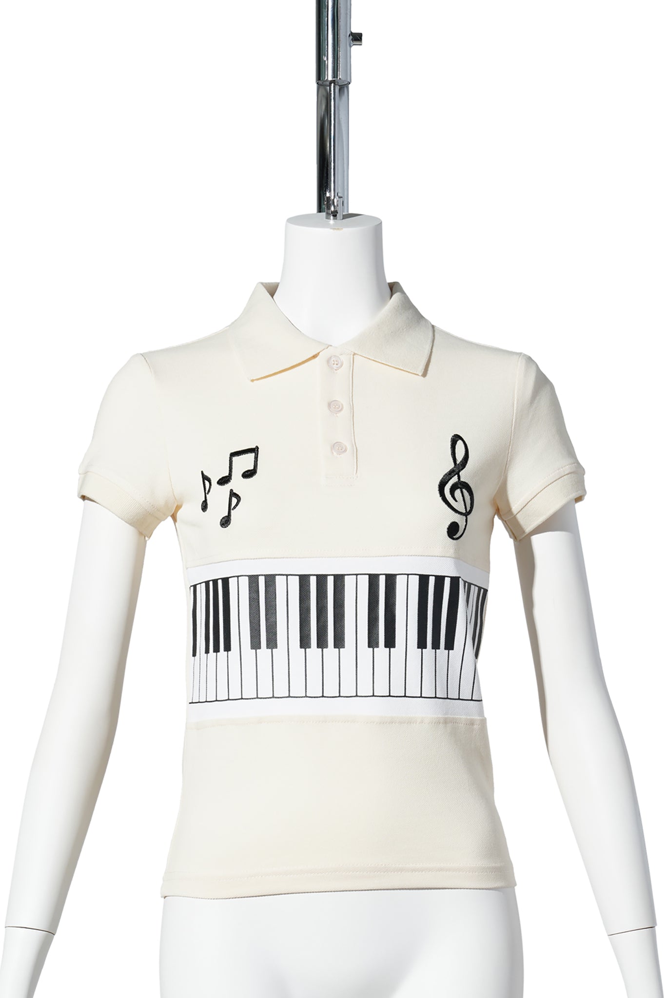 PIANO WOMENS POLO / CREAM