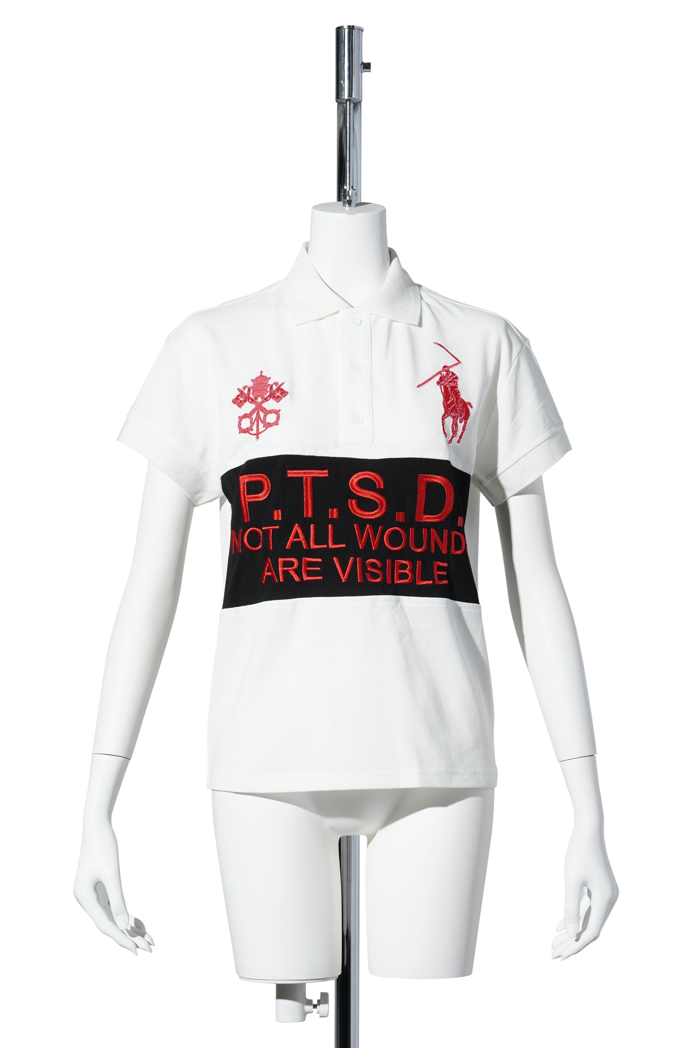PTSD POLO / WHITE