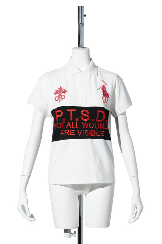 PTSD POLO / WHITE