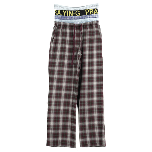 UNDERWEAR SWEATS PLAID / GREY