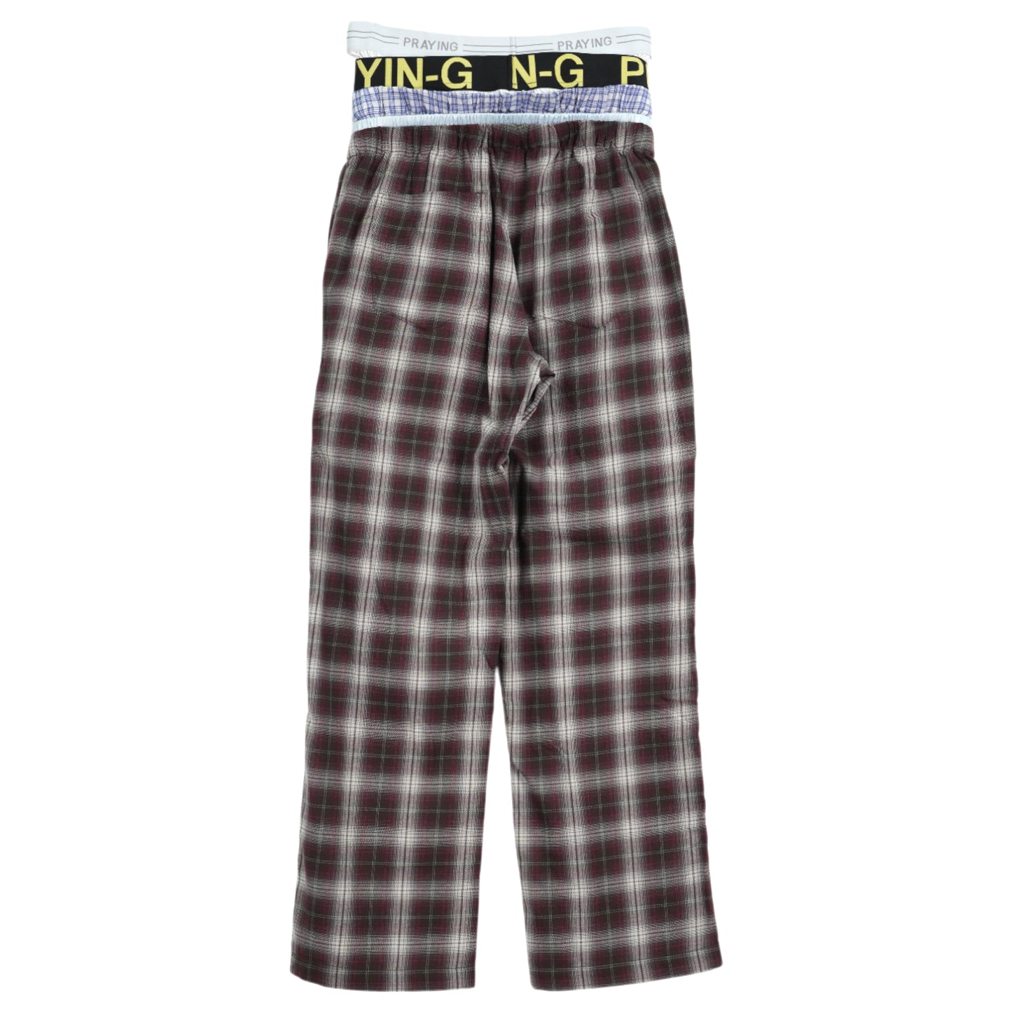 UNDERWEAR SWEATS PLAID / GREY