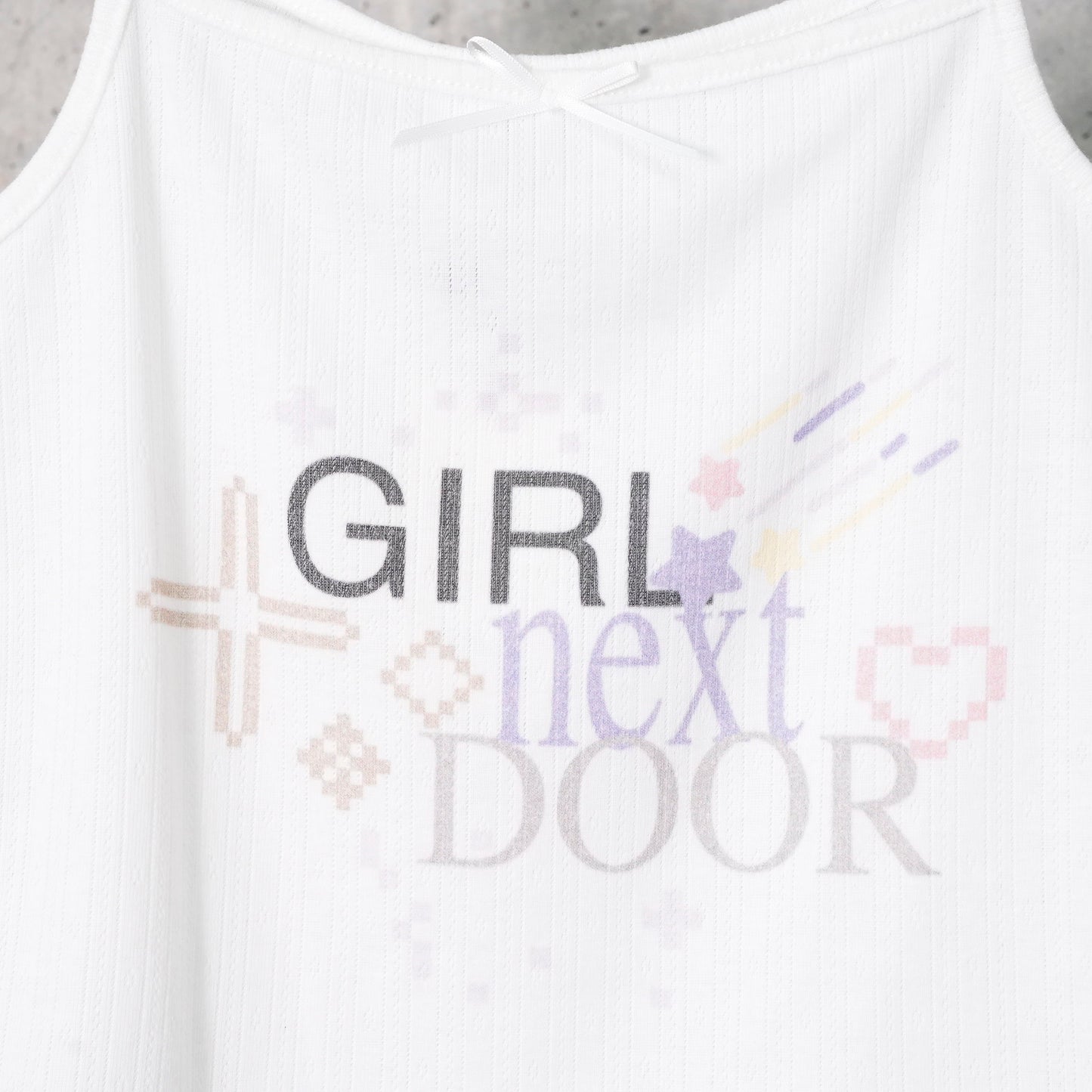 GIRL NEXT DOOR TANK / WHITE