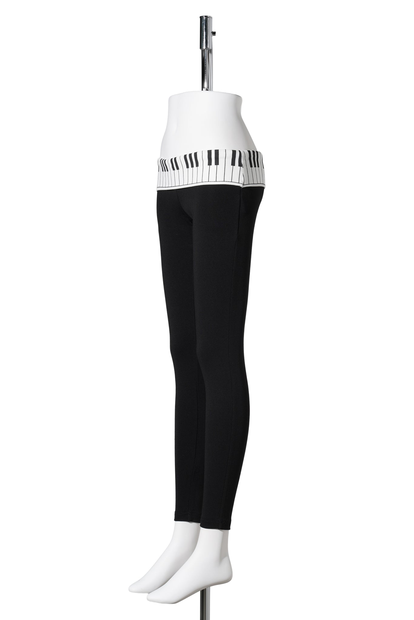 PIANO KEY LEGGINGS / BLACK