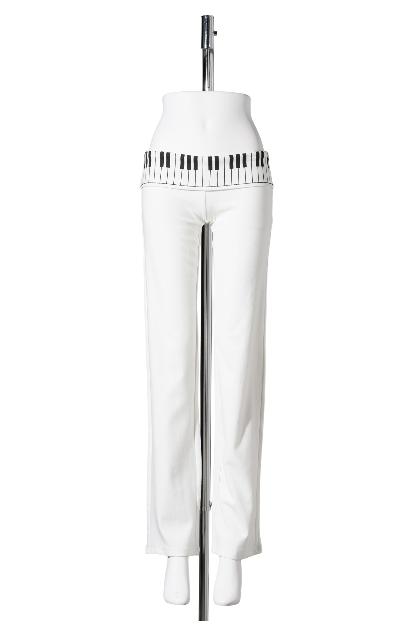 PIANO KEY LOUNGE PANTS / WHITE