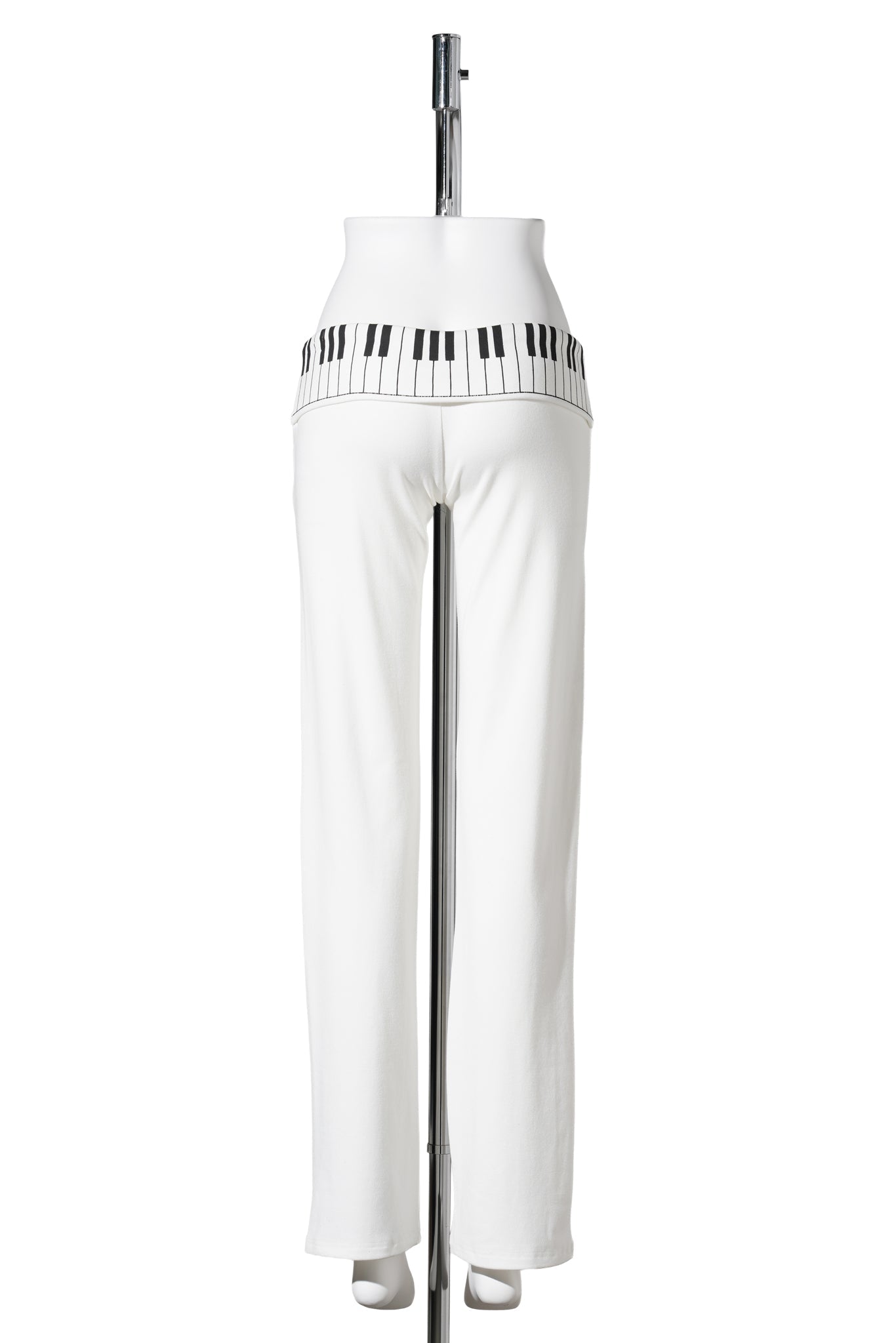 PIANO KEY LOUNGE PANTS / WHITE