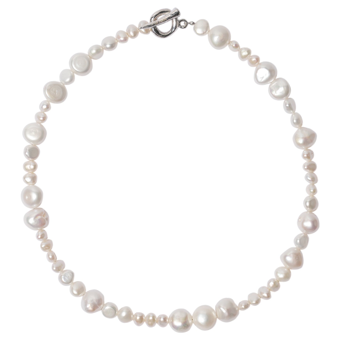 BAROQUE PEARL RANDOM 2WAY NECKLACE 38 / 07:SLV