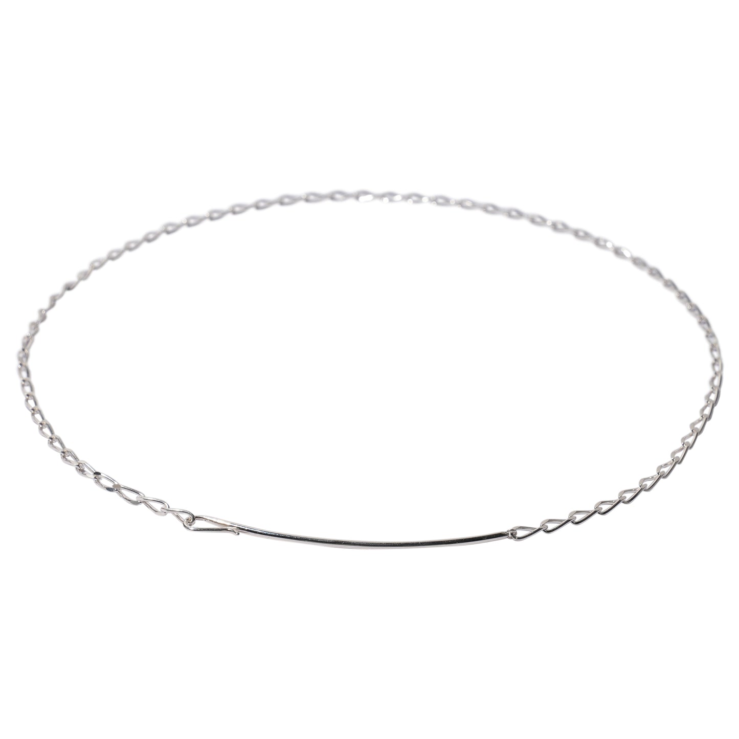 YU-KIN HOOK CHAIN LARIAT NECKLACE 55 / 07:SLV