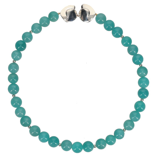 AMAZONITE NACKLACE / 07:SILVER