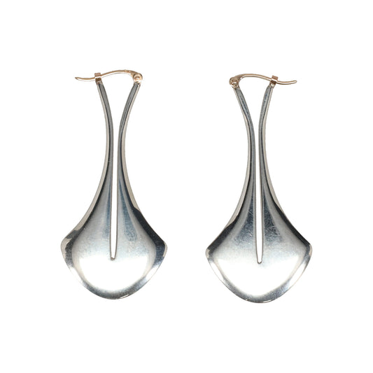 YU-KIN ROTAS DROOP EARRINGS / 07:SILVER