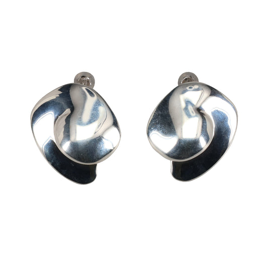 YU-KIN ROUND SHAPE EARRINGS / 07:SILVER