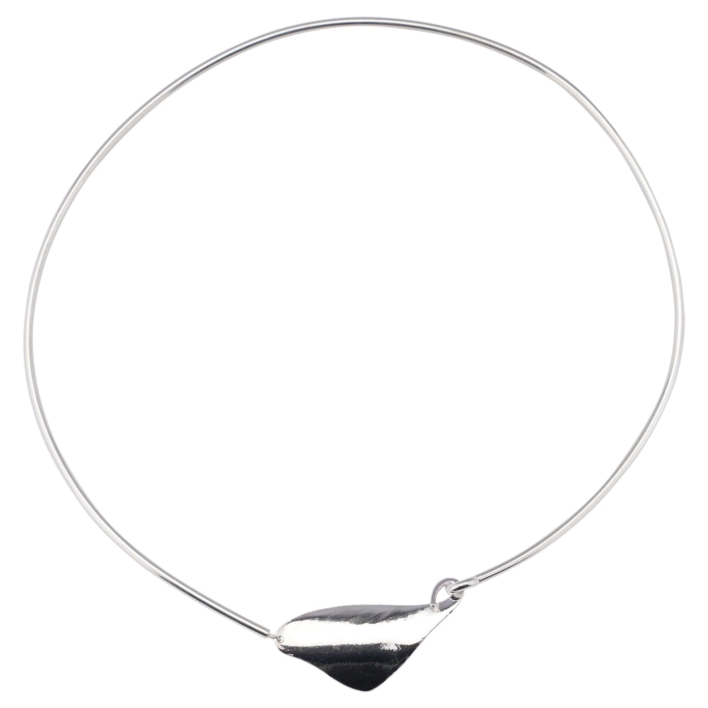 YU-KIN PETAL OMEGA NECKLACE / 07:SILVER