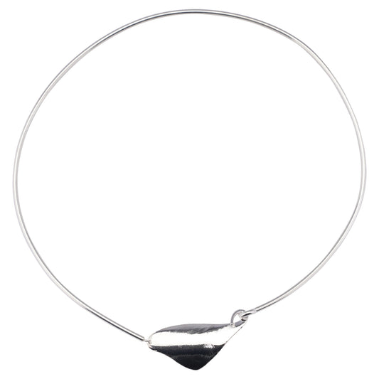 YU-KIN PETAL OMEGA NECKLACE / 07:SILVER
