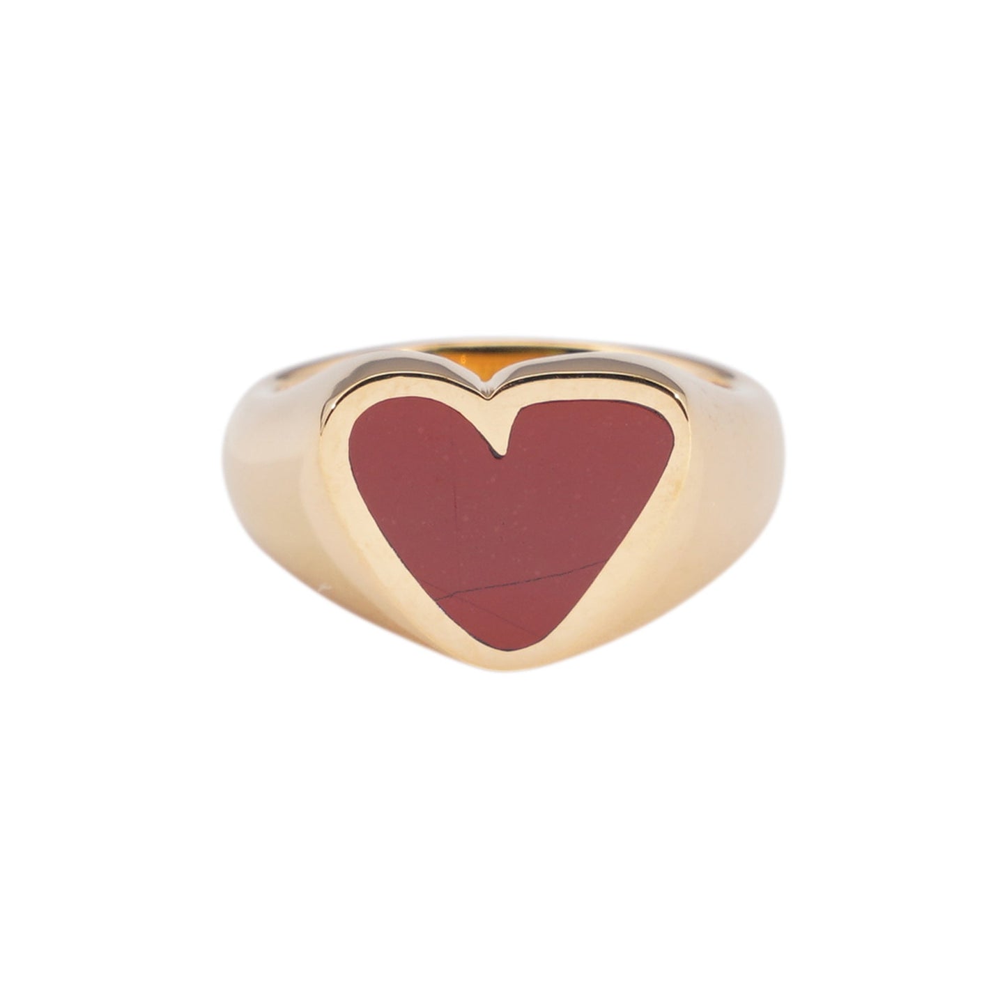 HEART STONE RING  GLD / 35:RED