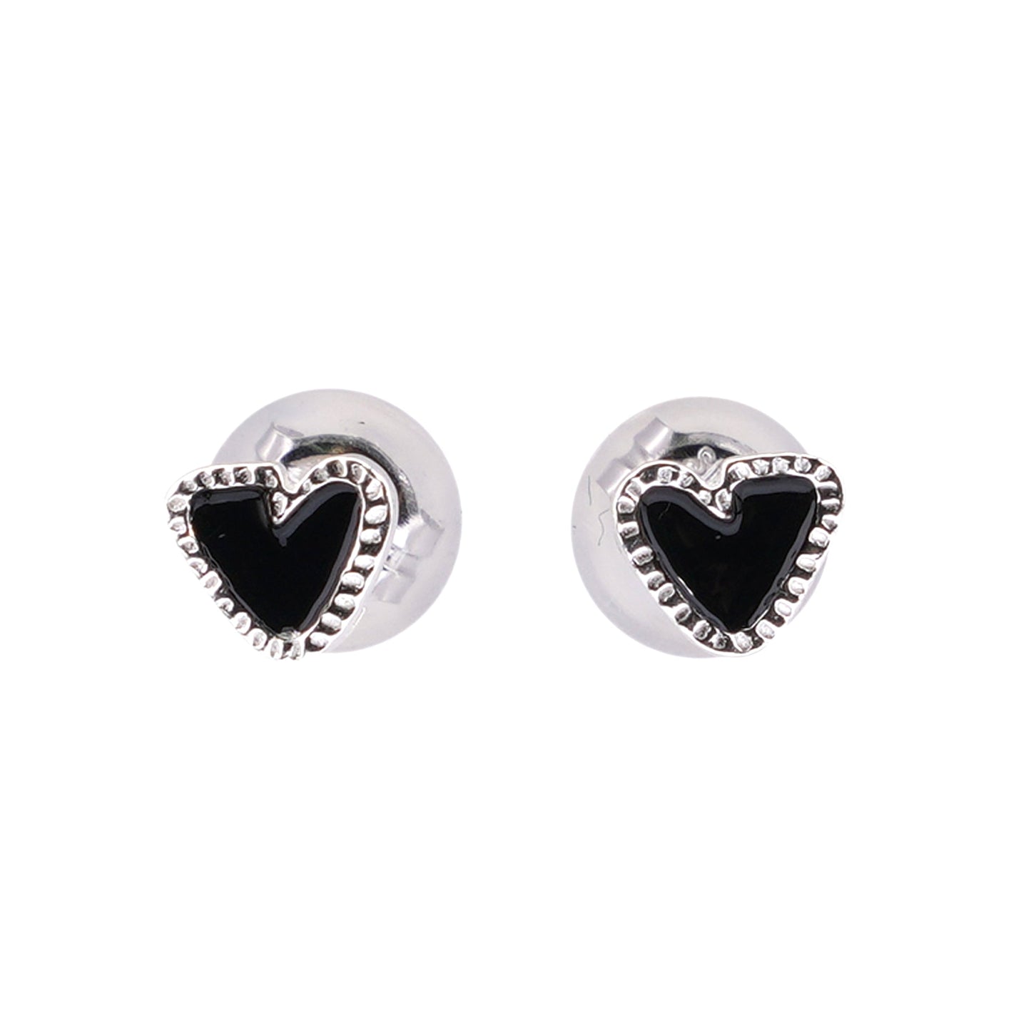 YU-KIN TINY HEAT EARRINGS / 07:SILVER